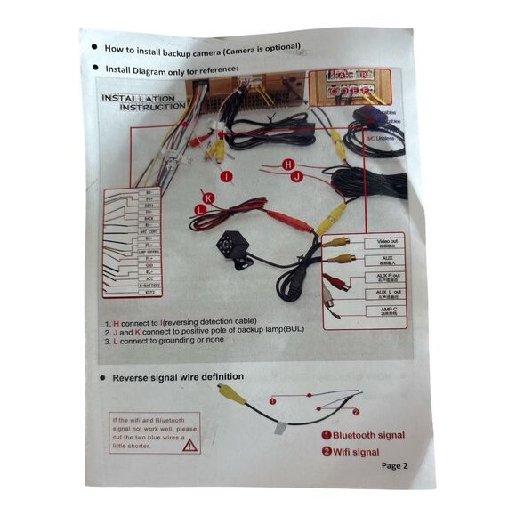 Android MP5 Car Stereo Touchscreen Head Unit Bluetooth GPS Backup Camera - Picture 10 of 16